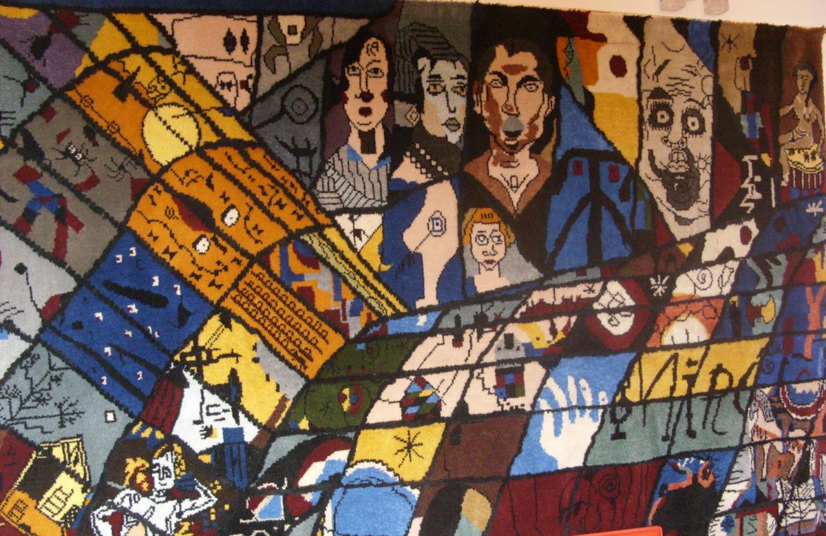 tapiserie perete multiple personaje